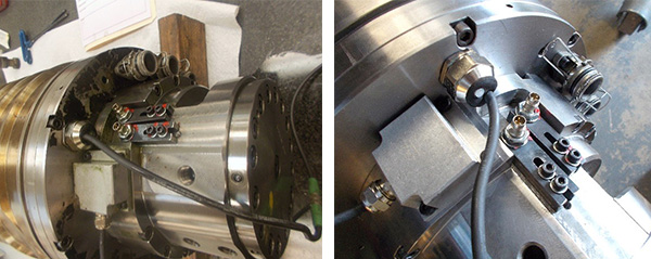 Franz_kessler_spindle_repair Before and after repair all sensors are tested. Note the anti-tamper marks.