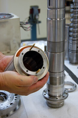 Mazak Integrex spindle repair and rebuild_resetting hydraulic rotor_1