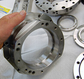 Mazak Integrex spindle repair and rebuild_hundreds of orifices are meticulous cleaned