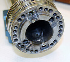 Mori Seiki NH 4000 spindle repair cracked shaft repaired