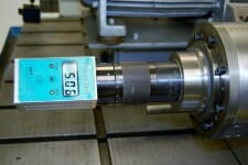 Pull force testing on a Deckel Maho spindle