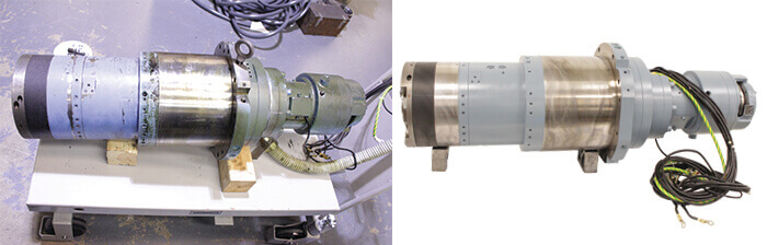 Toyoda Spindle Repair before_after