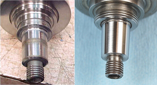 Air Bearing spindle repair and rebuild_broken taper