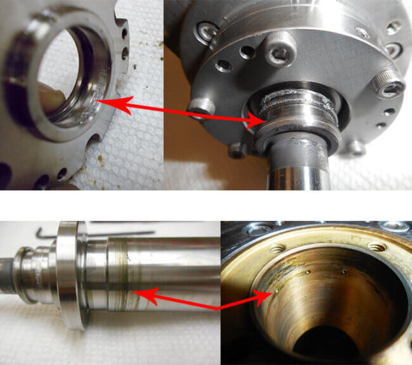 Disco NCP00032 Air bearing spindle repair and rebuild_rotating shaft_radial bearing