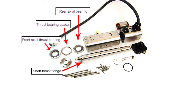 Spindle repair and rebuild_axial bearing parts