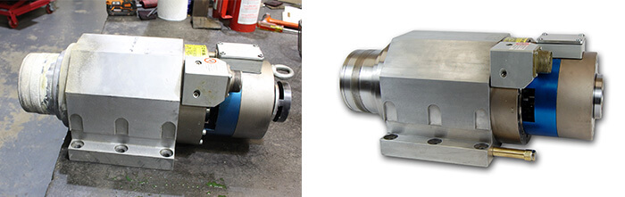 CMS Brembana M040500 spindle repair and rebuild_before and after