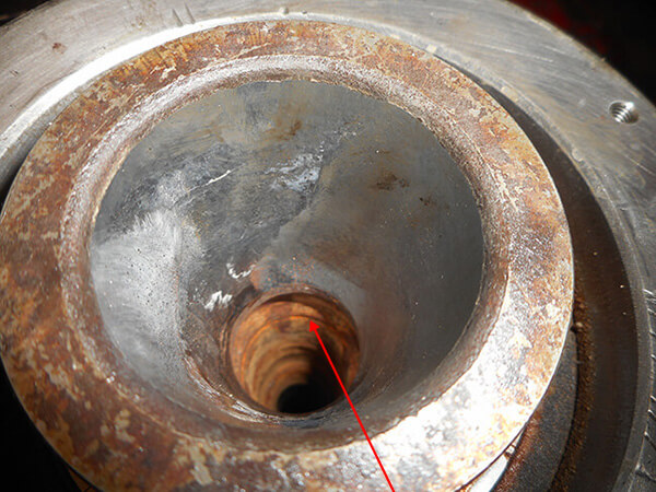 CMS Brembana M040500 spindle repair and rebuild_rusted inner cam_taper