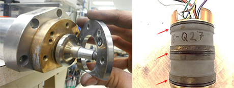 Colibri Spindle Repair and rebuild_inner axial bearing damage