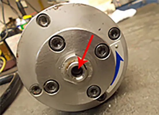 Seiko-Seiki-Spindle-Repair-and-Rebuild_shaft-face-damaged